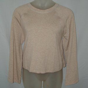 NEW Light Brown Sz Large Soft Stretchy Comfy Roomy Split Back Athletic Shirt